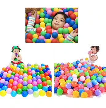 

Colorful Ball Soft Plastic Ocean Ball Funny Baby Kid Swim Pit Toy Water Pool Ocean Wave Ball stress air ball outdoor fun sports