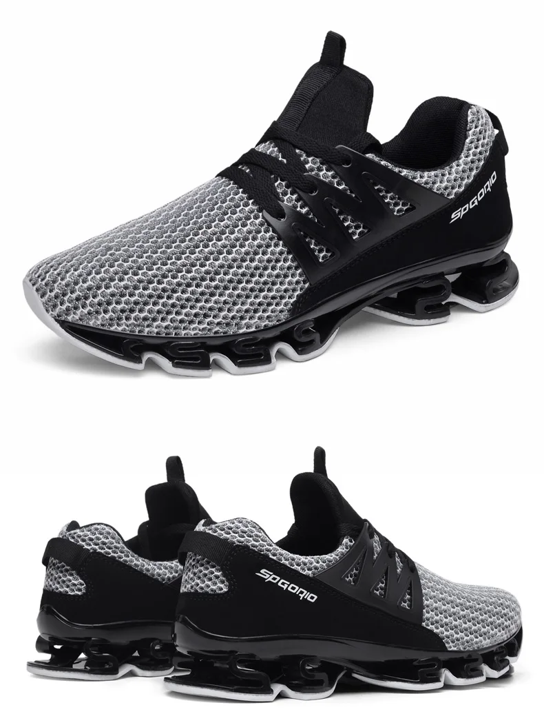 Г., летние кроссовки для бега, уличные спортивные дышащие воздухопроницаемые сетчатый набивочный материал, весенние кроссовки с лезвием, 36-48, женская мужская обувь