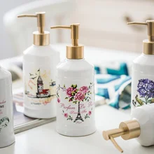 Из европейской керамики эмульсия sub-bottle пресс тип ручной дозатор для антисептика шампунь-гель бутылка отель дома мыло диспенсер mx6141202