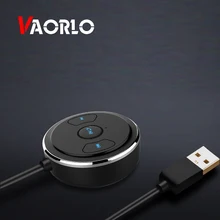 VAORLO Bluetooth 4,1 приемник беспроводной автомобильный комплект свободные руки с микрофоном 3,5 мм AUX аудио музыкальный адаптер USB порт Chargering