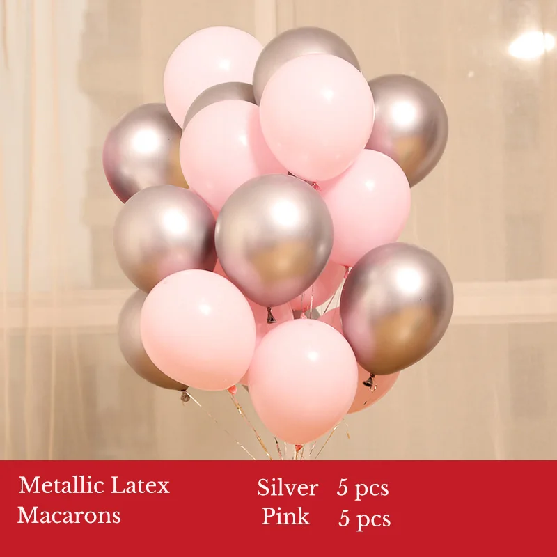 macarons 5+metallic 5 silver