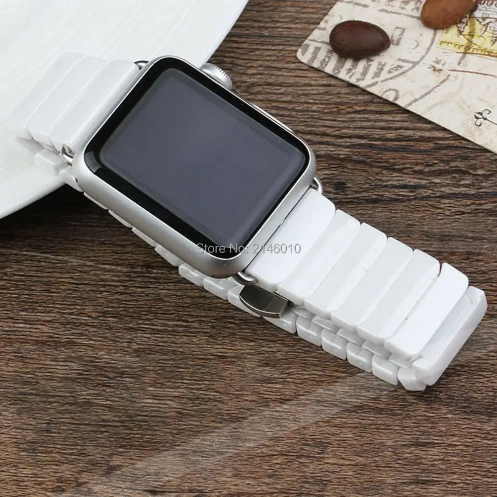 Сменный керамический браслет для часов, ремешок для Apple iWatch, серия 4, 3, 2, 1, 40 мм, 42 мм, 38 мм, 44 мм
