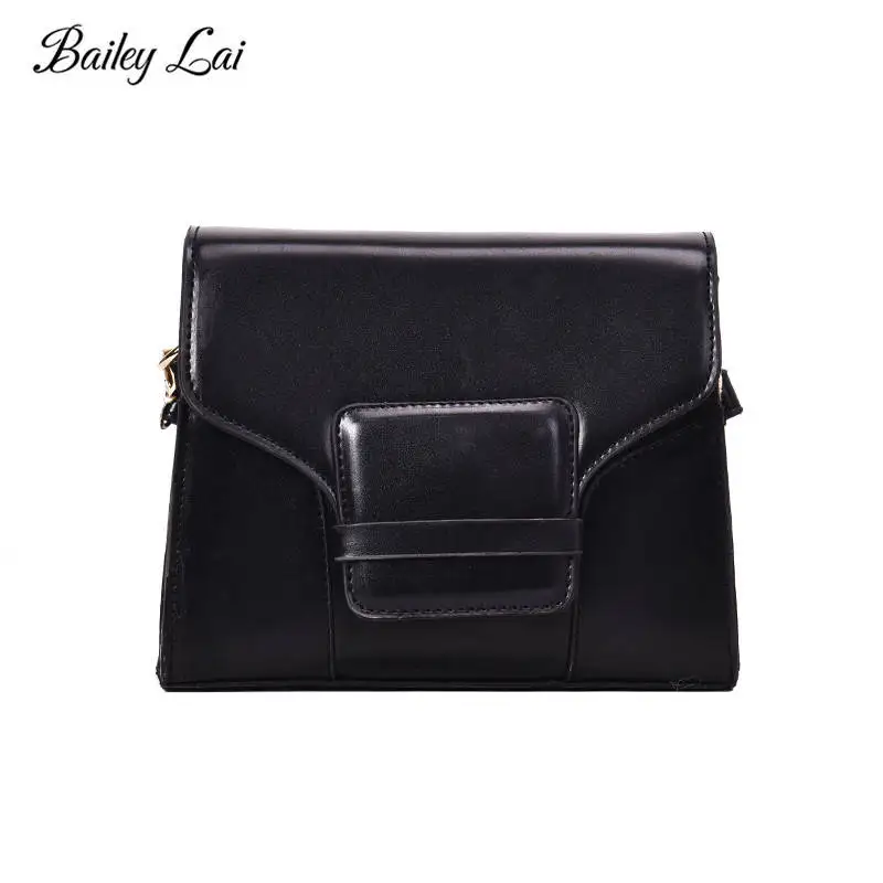 

BAILEY LAI Trend Women's Fashion PU Leather Solid Color Small Flap Shoulder Bags Crossbody Bags for Girls Messenger Bags Bag