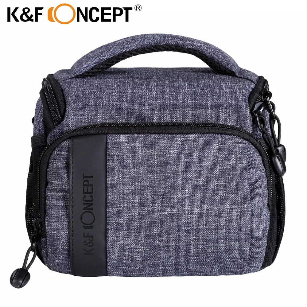 K&F CONCEPT Camera Case Shoulder Bag Handbag with Rain Cover for Canon