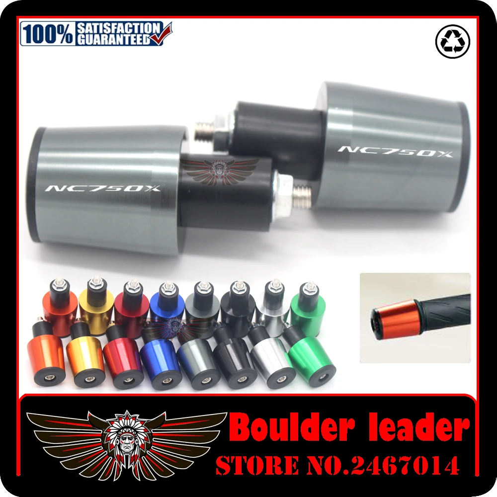 

Motorcycle Accessories 7/8'' 22MM Handlebar Grips Handle Bar Cap End Plugs For HONDA NC 750 X NC750X NC 750X 2016
