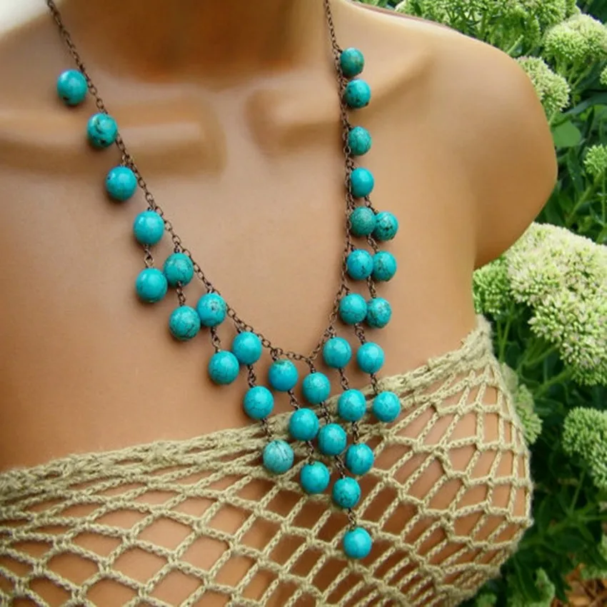 new turquoise necklace