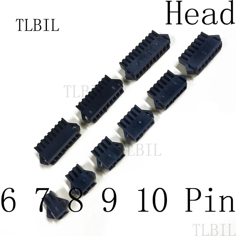 1000Pcs SM2.54mm Pitch 6 7 8 9 10 Pin JST SM-6/7/8/9/10Y Head Plug Housing Header Crimp Terminals Connector Kit | Обустройство дома