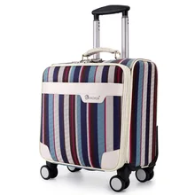 Модные Элитный бренд сумки на колёсиках Spinner Для женщин ретро из искусственной кожи дорожные сумки Благородный чемодан колёса