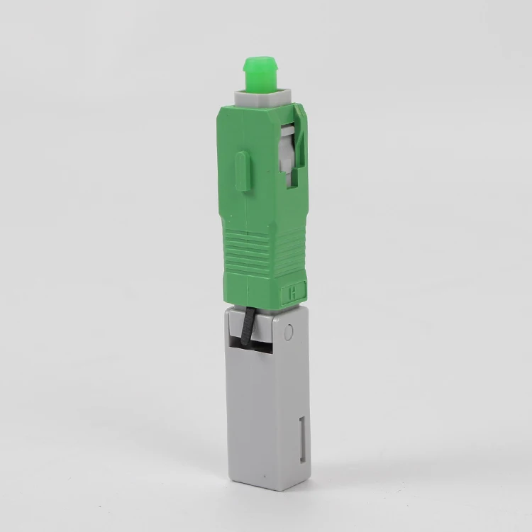 

100pcs Embedded-SC APC Fiber Optic Quick Connector FTTH Single-Mode Fiber Optic Fast Connector