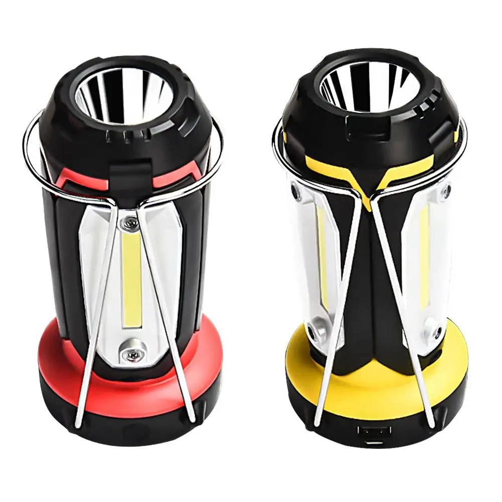 

LAIDEYI New multifunctional work light car maintenance light Mobile Power Bank Flashlight USB Port Camping Lantern Camping Light