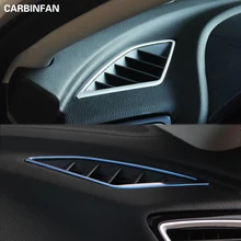 Передней панели Кондиционер Vent отделкой крышка розетки тире ободок гарнир рамка украшения для Mazda 3 Axela