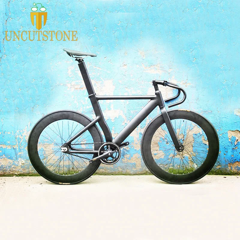 Fixed gear велосипед 55 см DIY 700C алюминиевый сплав трек с 70 мм обод колеса