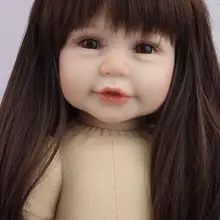 50 см Силиконовые reborn baby doll kit/голая девочка кукла свободная подгонка Кукла Одежда Детские игрушки bonecas
