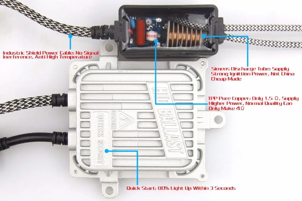 Новый товар K7 55 Вт AC Super Canbus H1 H3 H7 H11 9005 9006 HID ксеноновый комплект коннектора 4300k 5000k