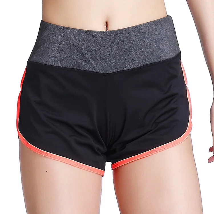 CHARMING&DREAM Women Sport Yoga Shorts Double Layer Running Fitness