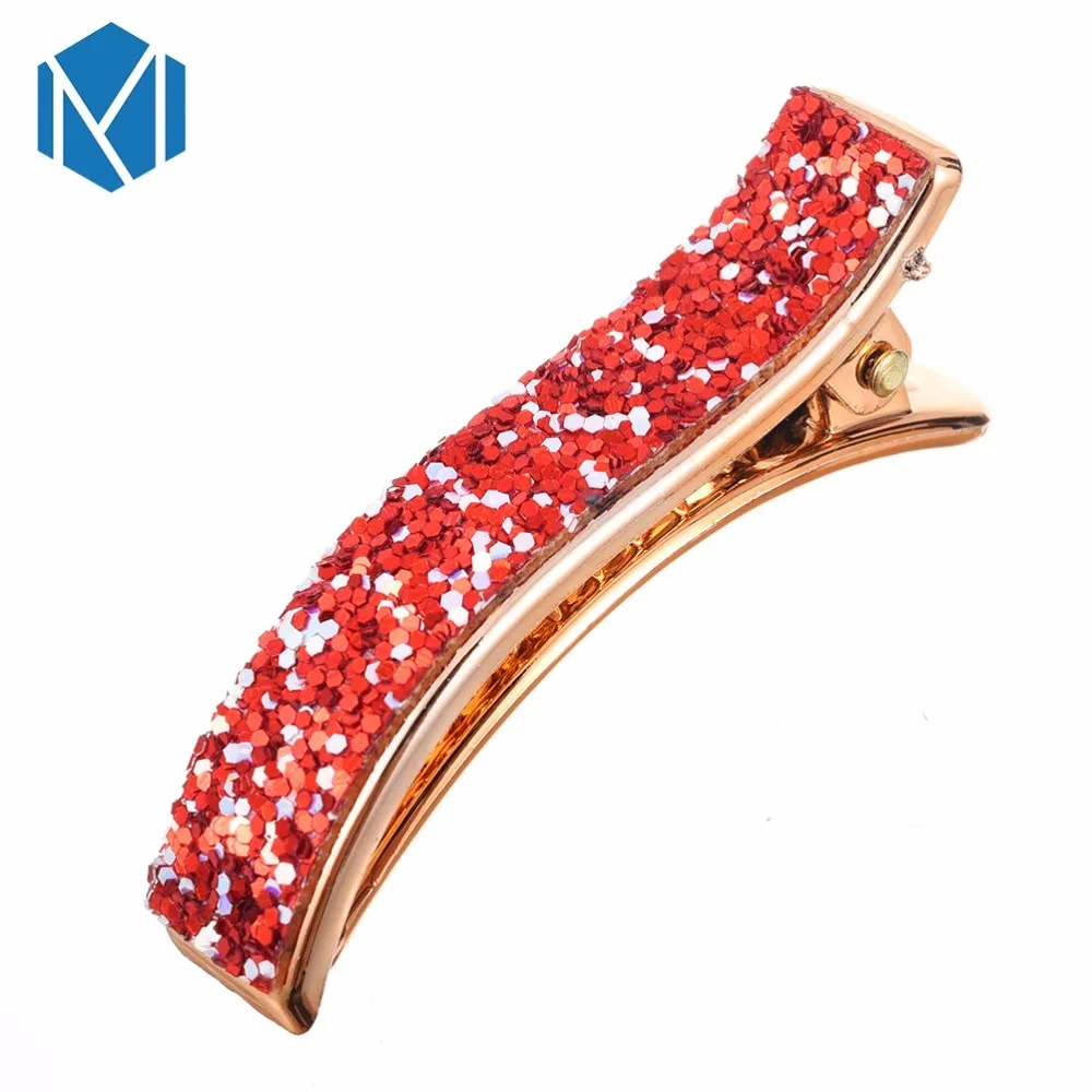 

M MISM Fashion Sequins Barrettes for Women Ladies Trendy Hair Clips for Party Female Barrette Daily Hair Accessories Haarklem