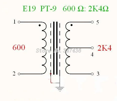 Пермаллой аудио изоляционный трансформатор 600: 600 аудио-частотный изоляционный трансформатор PT-10