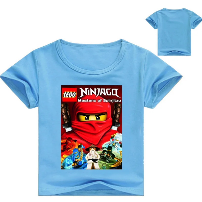 

Children Summer Tshirt 2018 New Ninjago Kids T Shirt Boys Girl Unisex T-shirt short Sleeve Tops Ninja Tees Ninjago Clothing