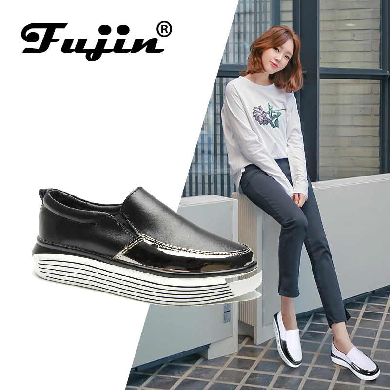 

Fujin Brand Women Casual loafers Breathable Summer Flat Shoes Woman Slip on Casual Shoes New Zapatillas Flats Shoes Good Quality