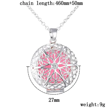 

Aromatherapy medallions oil Essential diffuser necklace hollow pendant out phase necklace aromatherapy pendant Jewelry Diffuser