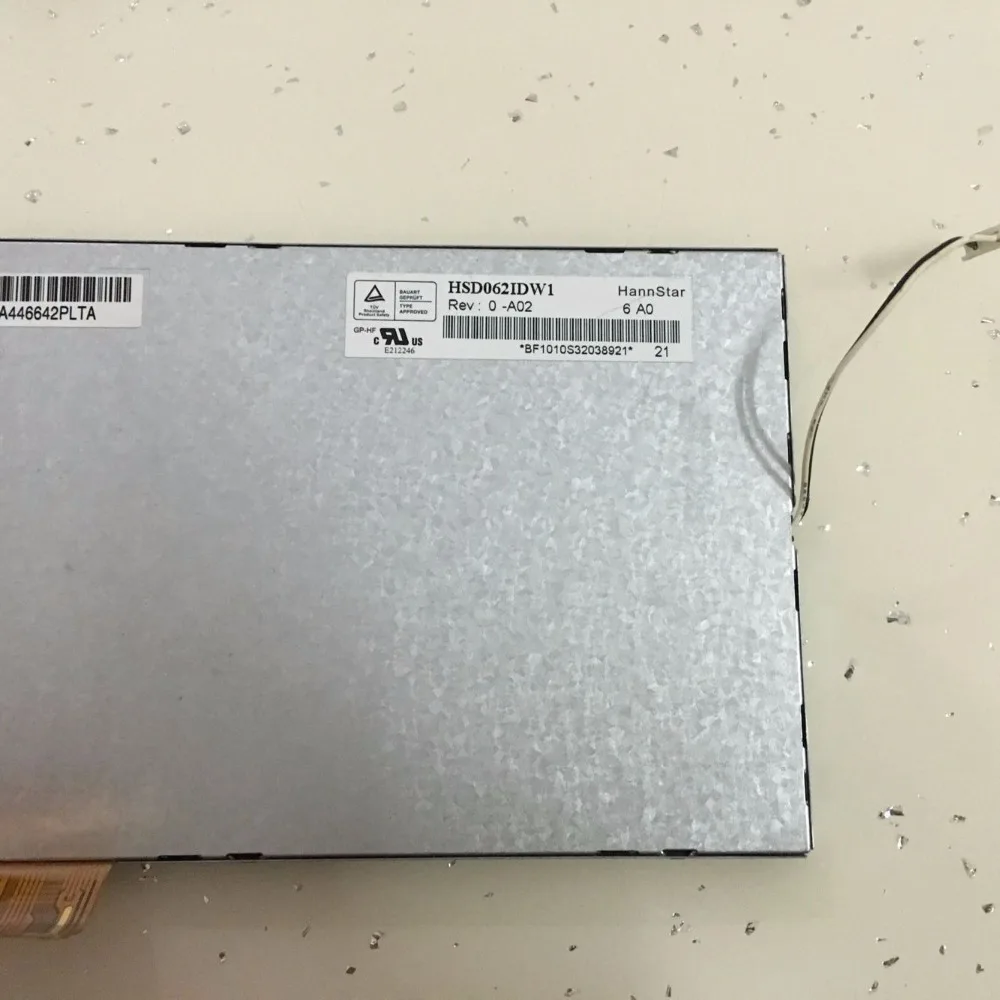 HSD062IDW1 A00 A01 A02 6.2 인치 LCD 화면, 신제품