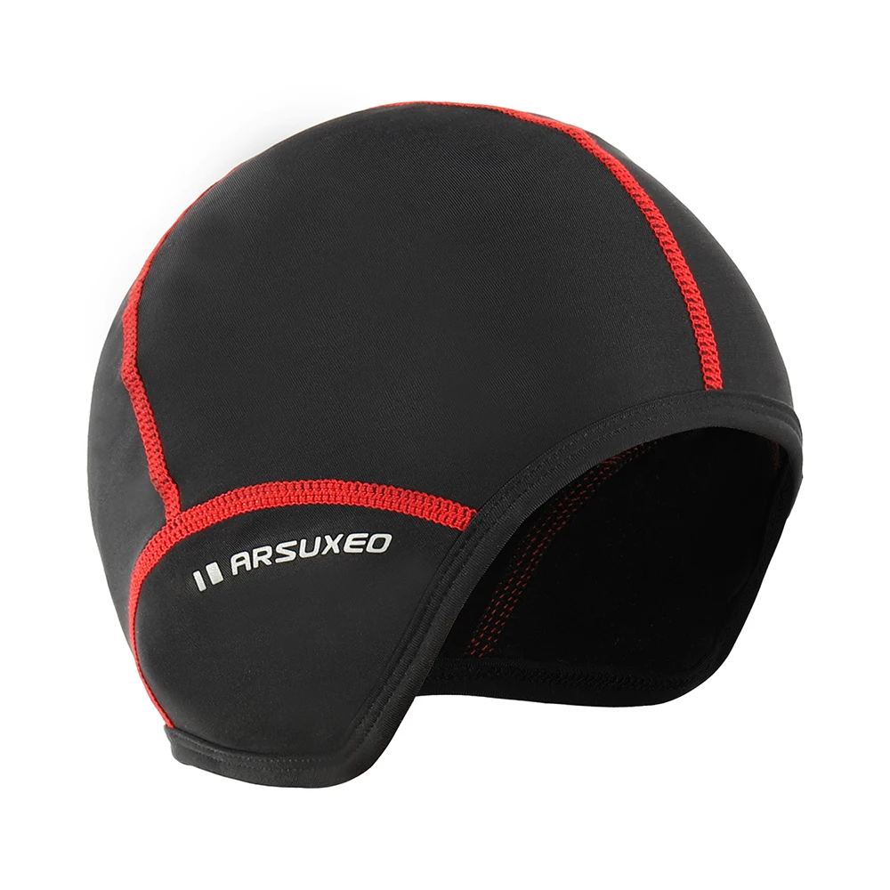 Windproof Fleece Thermal Winter Cycling Bike Sports Hat Helmet Liner Skull Caps