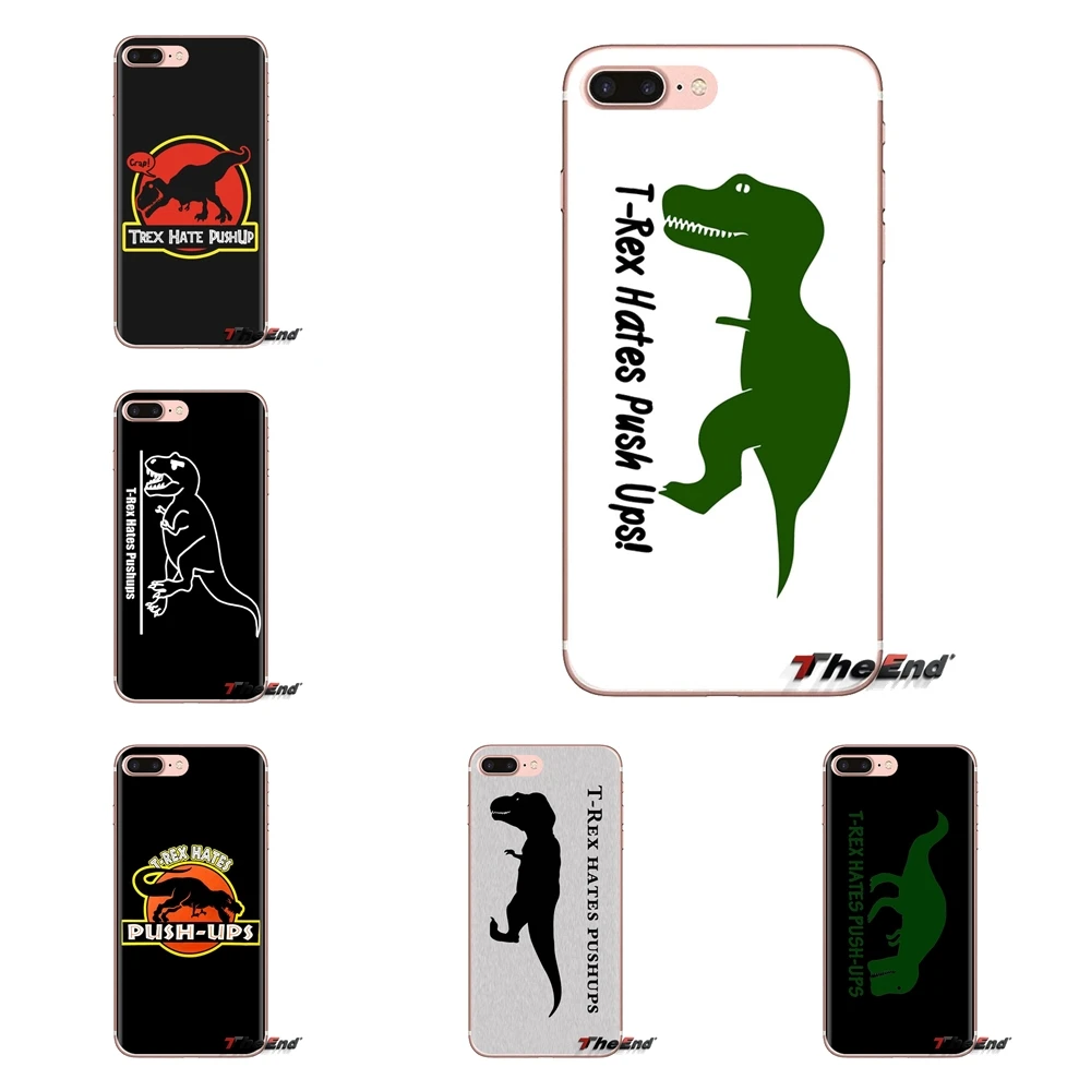 Мягкий прозрачный чехол для iPod Touch Apple iPhone 4 4S 5 5S SE 5C 6 6S 7 8 X XR XS Plus MAX T REX не любит