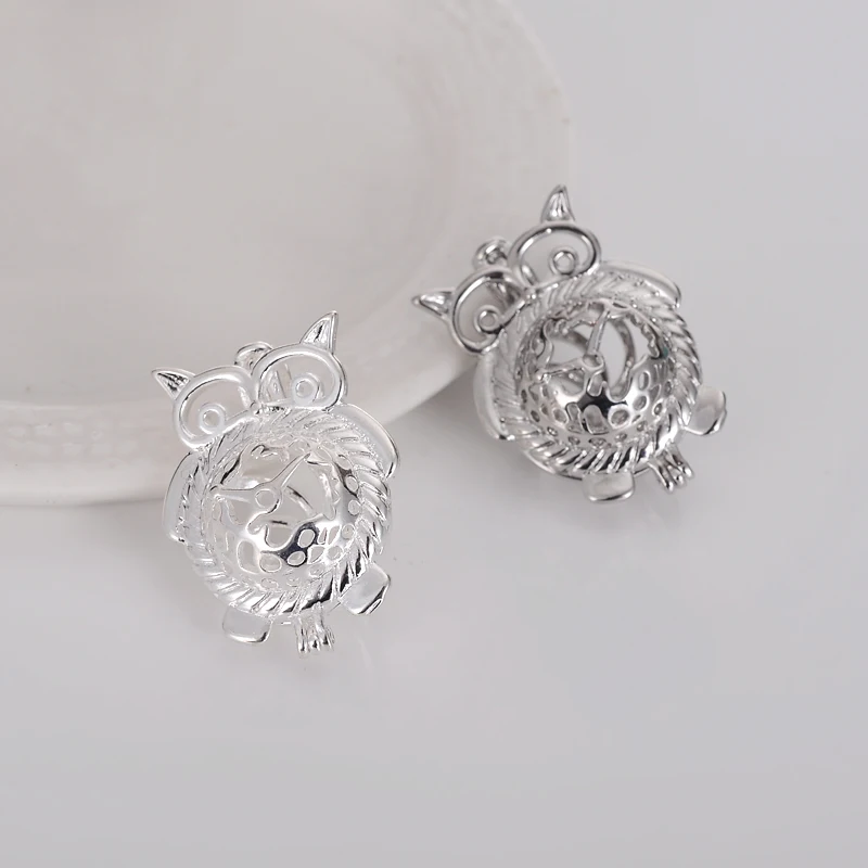 1unid Free Shipping Box Oil Diffuser Aromatherapy owl Jewelry Magic Sound Ball Pendant Necklace | Украшения и аксессуары