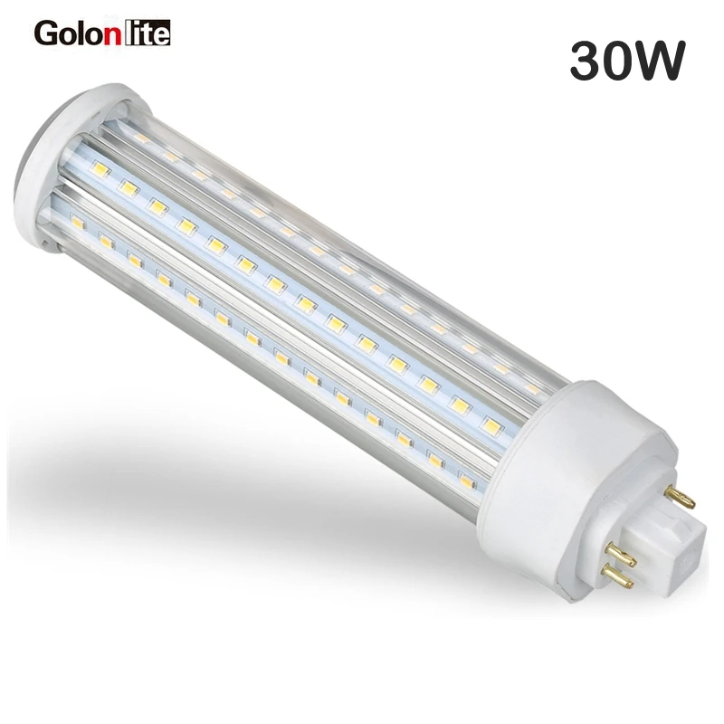 paradijs monster vloeiend Golonlite E27 Led Pl Corn Lamp E26 Gx24 2 Pins 4 Pins Led Pl Light 360  Degree 30w 24w 18w 13w 10w 7w 5w Pf0.9 Ra80 Factory Price - Led Bulbs &  Tubes - AliExpress