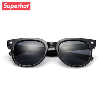 

Superhot Reflected Coating Polarized Sunglasses Women Men Retro Vintage Sun glasses with unbreakable TR90 Frame