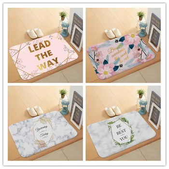 

Marble Floor Mat Anti-slip Water Absorption Carpet Kitchen Mat Door Mat Kitchen Carpet Toilet Tapete Rug Porch Doormat