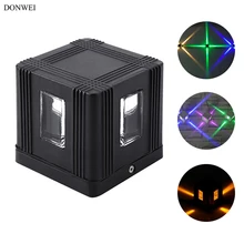 DONWEI 3 Вт Светодиодный светильник для крыльца, Точечный светильник, наружный декоративный водонепроницаемый IP65 Алюминиевый настенный светильник для гостиницы, здания, двора, коридора