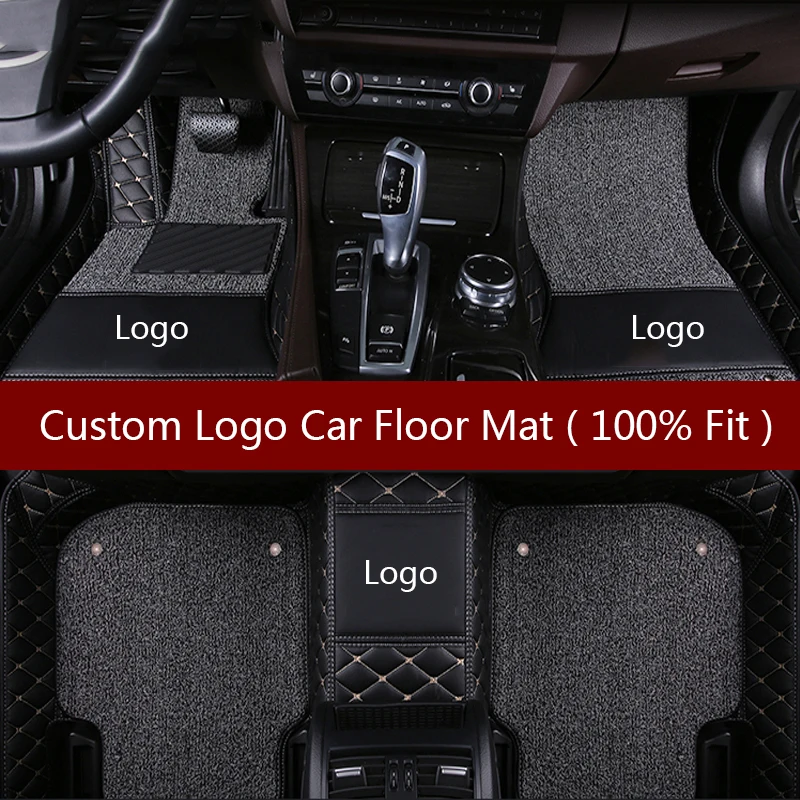 

Flash mat Logo car floor mats for Mitsubishi Pajero ASX Lancer SPORT EX Zinger FORTIS Outlander Grandis Galant car styling