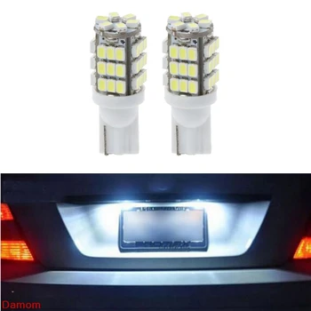 

2pcs Car LED License Plate Lights T10 W5W 168 194 SMD 3020 Cargo/Trunk Lamp
