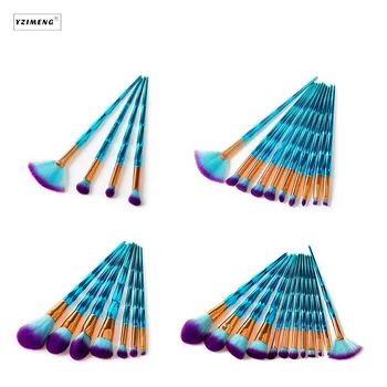 

4/7/10/12Pcs Diamond Unicorn Makeup Brushes Professional Eyeshadow Powder Foundation Cosmetic Brush Set Tool Cosmetic Beauty Kit