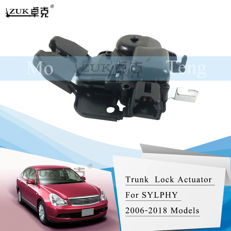 

ZUK Rear Tail Door Tailgate Trunk Lid Lock Actuator For NISSAN SYLPHY 2006 2007 2008 2009 2010 2011 2012 2013 2014 2015 -2018