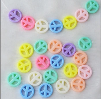 

580pcs 16mm Beautiful Sweet Candy Tree Beads With Hole For Jewelry Craft DIY Necklace Bracelet Puzzle Game B16