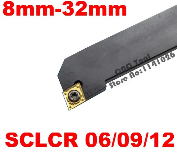 

Angle 95 SCLCR0808F06 SCLCR1010H06 SCLCR1212H09/06 SCLCR1616H09 SCLCR2020K09 SCLCR2525M09/12 SCLCR3232P12 SCLCL NC Turning tools