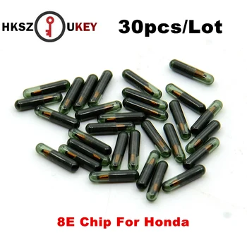 

HKSZUKEY 30pcs ID8E chip Auto transponder Chip 8E chip (glass) Fit For Honda Audi ID8E Transponder chip