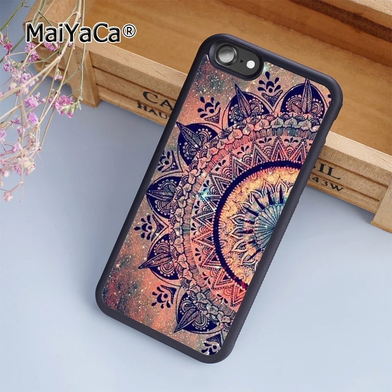 MaiYaCa турецкий цветочный кошачий глаз Мандала чехол для телефона iPhone 5 6 s 7 8 plus 11 12 Pro