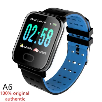

A6 Smart Bracelet Heart Rate Monitor Sports Fitness Tracker Sleep Monitor Waterproof Sports Watch Band For IOS Android PK B57