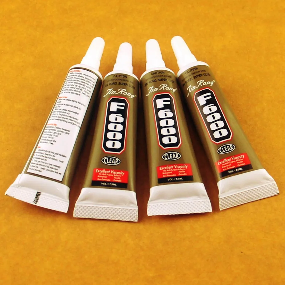 

50 Pcs 15ml F6000 Glue Multi Purpose Adhesives Crafts Jewelry Rhinestones Glass Pearl Resin Super glue