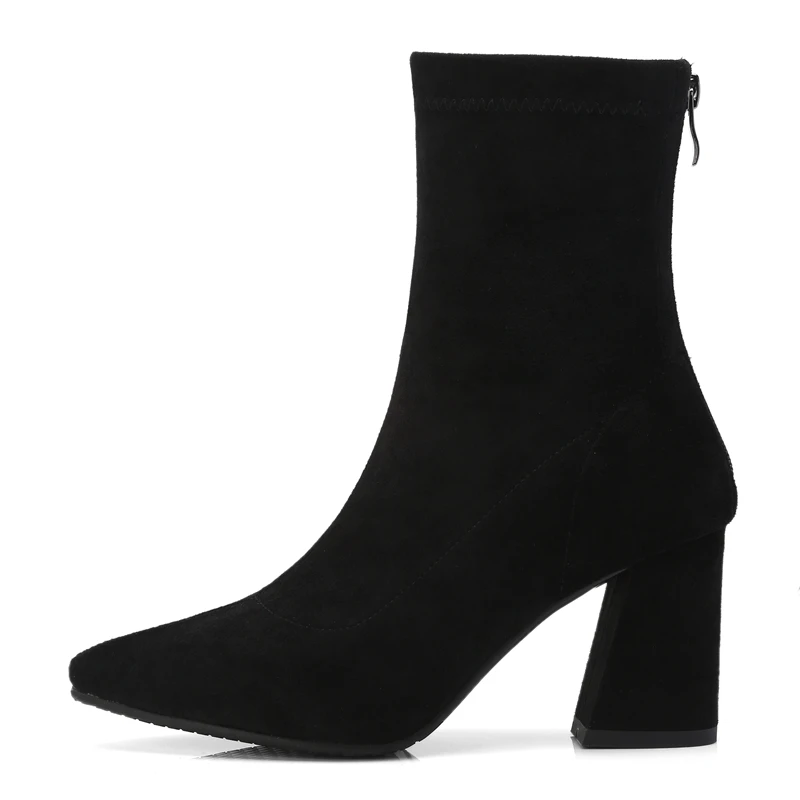 34 Botas Anmairon Para De Del Hadid Bella Niñas Las Black Mujer khaki Tamaño 2018 Puntiagudo Botines 40 Dedo Invierno Pie Zyl1428 wqpqaI