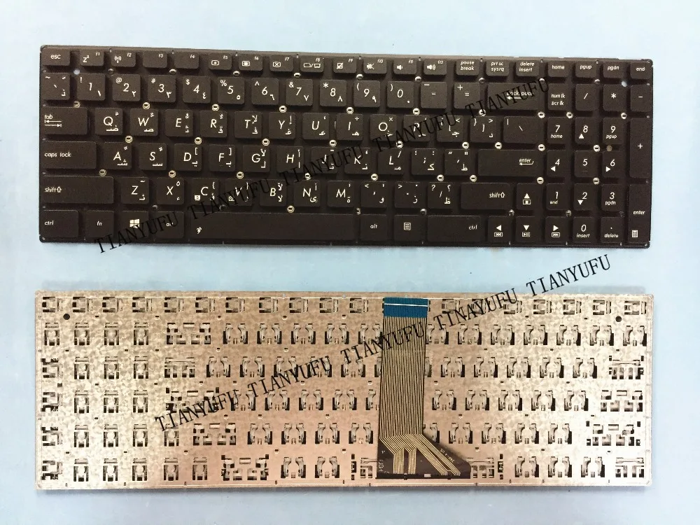 Новая арабская клавиатура X551 для ASUS x551 X551M X551MA X551MAV F550 F550V X551C X551CA AR черная ноутбука