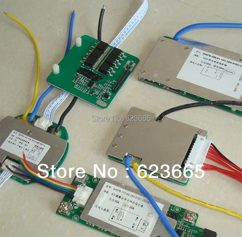 48V LiFePO4 батарея BMS 3,2 V 16S 48V 30A BMS LiFePO4 батарея PCM 16S 30A 58,4 V BMS