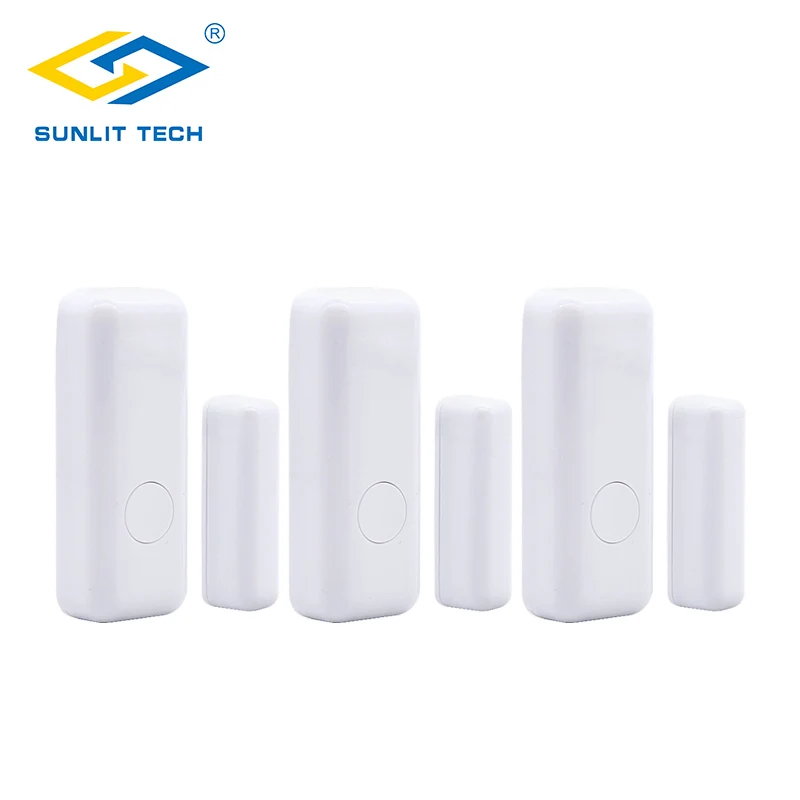 Goede 3 stks partij Wireless Window Deur Magneet Sensor voor 433 MHz Thuis Inbreker Systeem WIFI Deur alarma Schakelaar Contact Detector