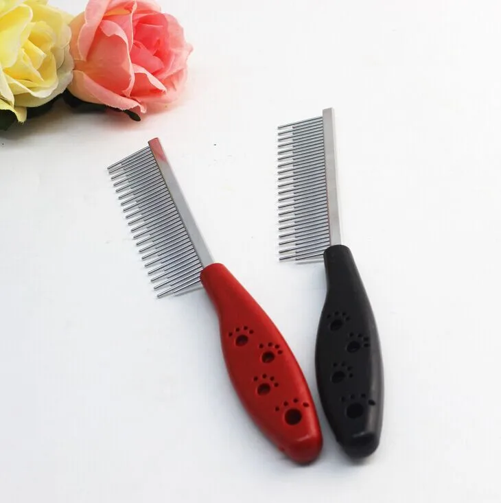 Stainless Steel Pet Hair Trimmer Combs Puppy Cat Cleaning Brush Pet Shedding Grooming Asymmetric Dog Long Hair Comb