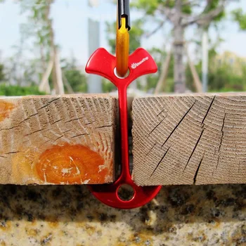 

4pcs Lengthen Floor Nail Camp Wind Rope Tent Peg Path Deck Anchor Chains Linked Bone Nails Tent Nail 7.8x3.5cm