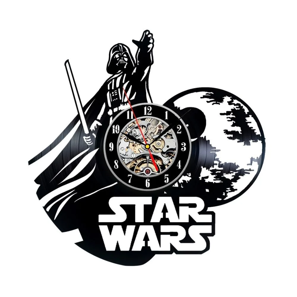 

Home Living Modern Design Vinyl Record Wall Clock 3D Hanging Clock Art Unique Home Decoration