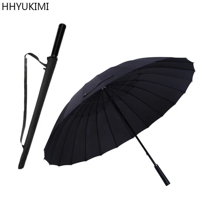 HHYUKIMI 24 Bone High quality Umbrella Reinforced Windproof Sun Rainny